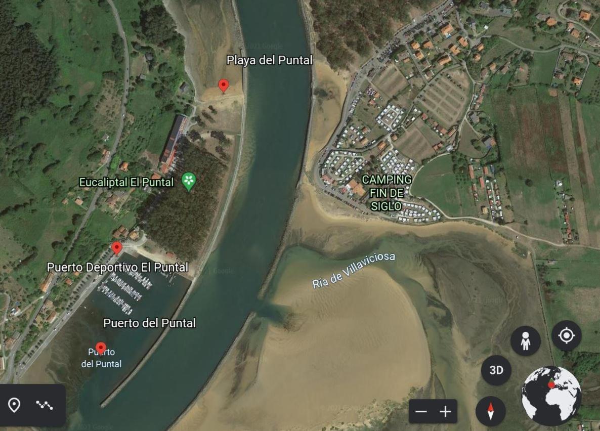 Playa Del Puntal Villaviciosa Asturias Lujo Primera Linea Playa ภายนอก รูปภาพ