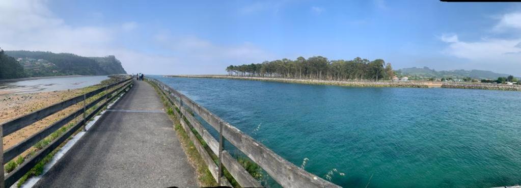 Playa Del Puntal Villaviciosa Asturias Lujo Primera Linea Playa ภายนอก รูปภาพ