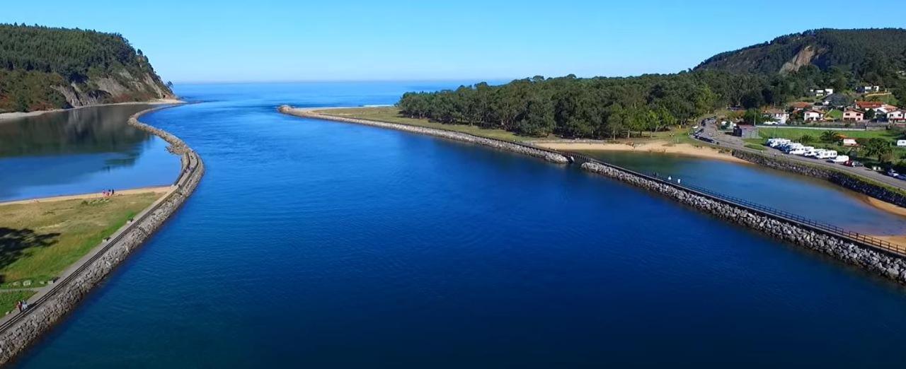 Playa Del Puntal Villaviciosa Asturias Lujo Primera Linea Playa ภายนอก รูปภาพ